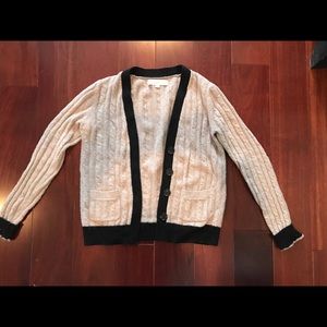 Classic Tan/Black LOFT Cardigan